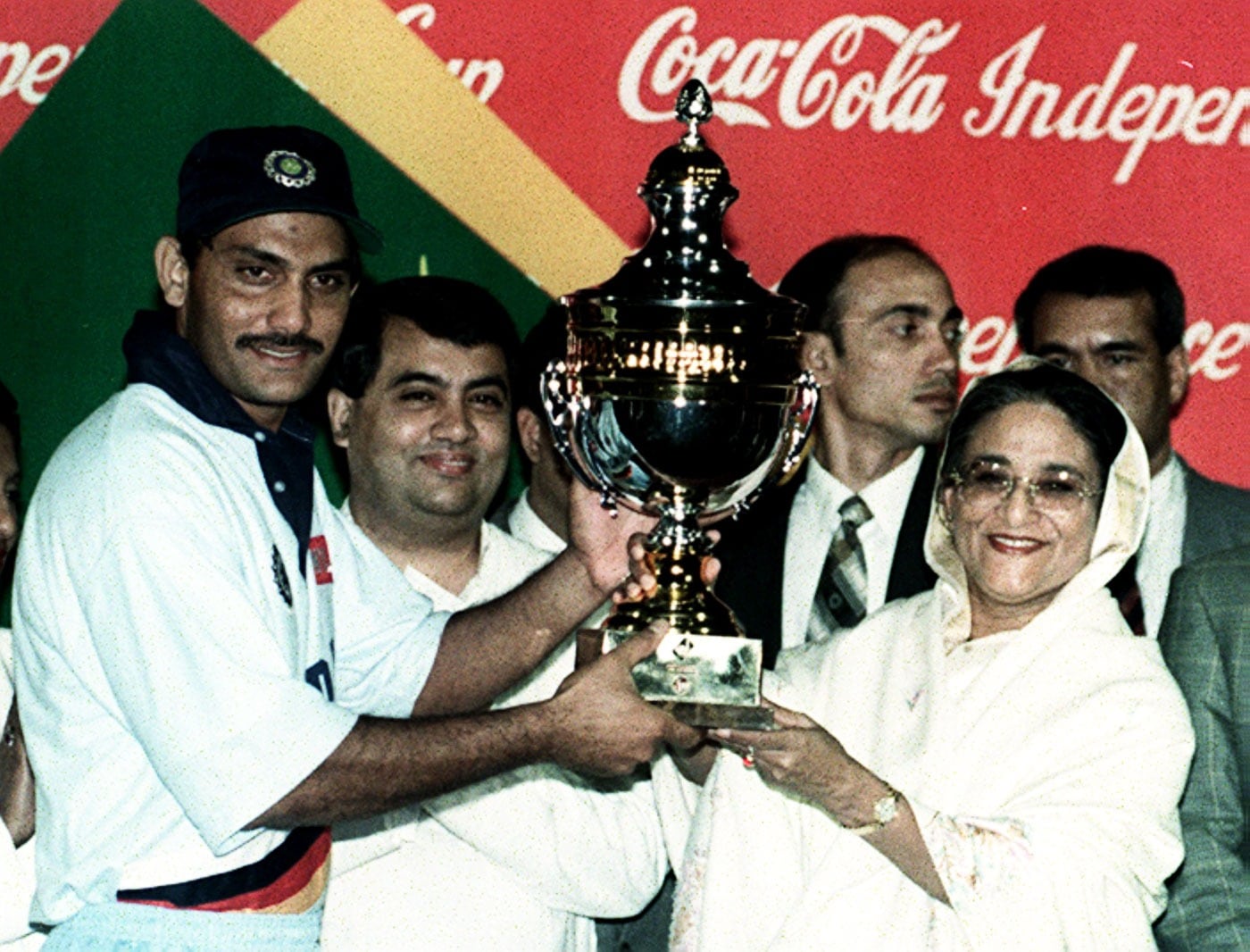 Mohammed Azharuddin steered India to Asia Cup titles in the 1990–91 and 1995 editions. As captain, he oversaw seven matches, winning five and losing two. His leadership in the competition resulted in a commendable win percentage of approximately 71%, underlining his successful tenure in the tournament. Mohammed Azharuddin steered India to Asia Cup titles in the 1990–91 and 1995 editions. As captain, he oversaw seven matches, winning five and losing two. His leadership in the competition resulted in a commendable win percentage of approximately 71%, underlining his successful tenure in the tournament.