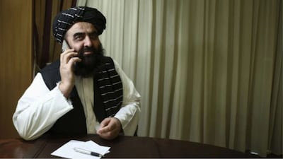 As a sanctioned individual under the UN Security Council’s Resolution 1988 regime, targeting Taliban leaders, Muttaqi cannot travel internationally without prior approval from the committee. (Getty)
