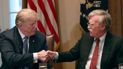 US President Donald Trump and John Bolton (File Image)