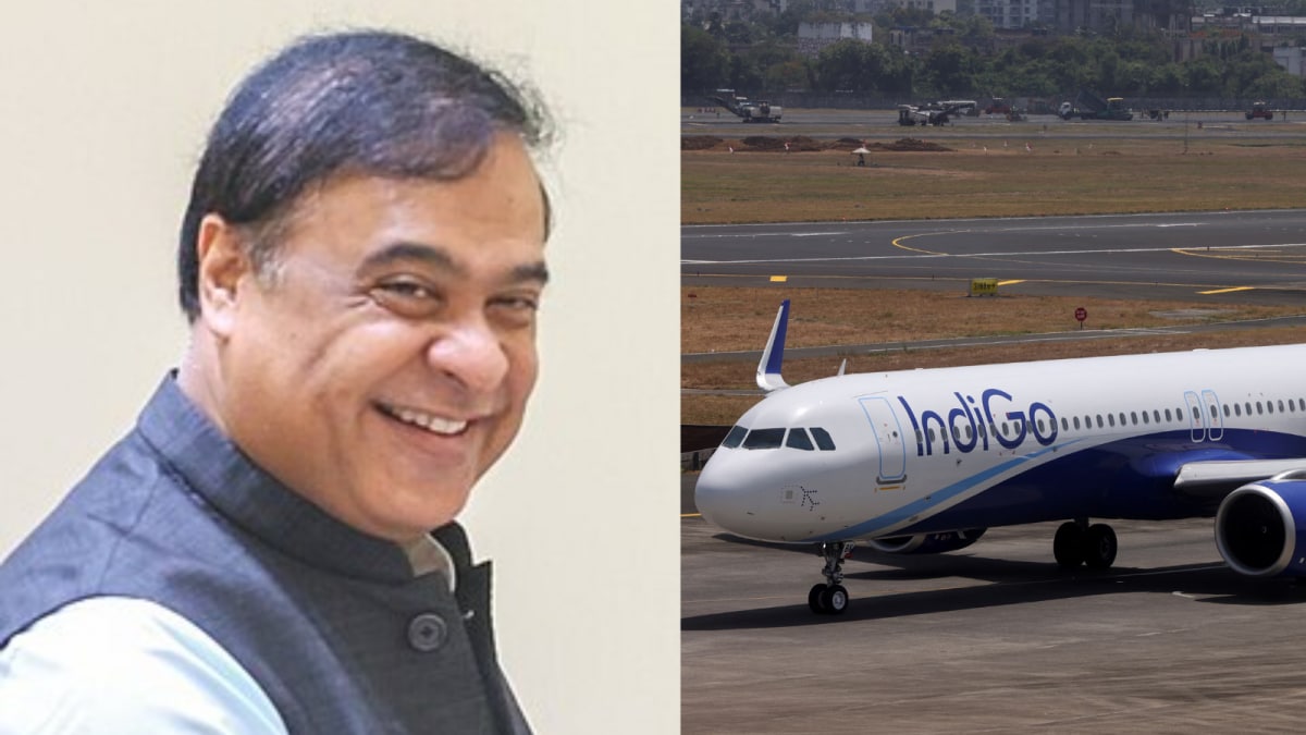 Guwahati-Bound Indigo Flight Carrying Himanta Sarma Diverted To Agartala Due To Bad Weather