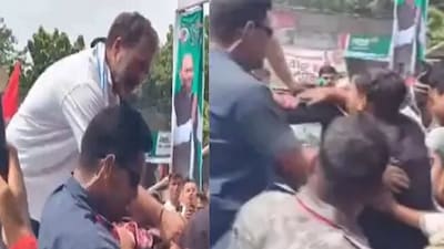Rahul Gandhi, was in Bihar's Arrah on Saturday as part of his 16-day Voter Adhikar Yatra. (X/ANI)