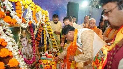 Madhya Pradesh Chief Minister Mohan Yadav’s comments on Lord Krishna during a Janmashtami event have triggered a political row. (X)