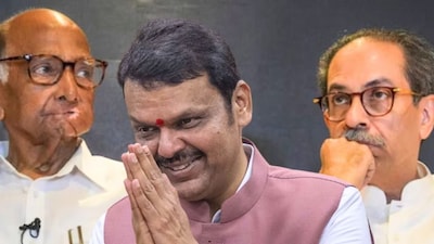 Fadnavis Seeks Support Of Uddhav Thackeray, Sharad Pawar For CP Radhakrishnan (FILE)