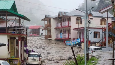 The cloudburst occurred in the Kheer Ganga River’s catchment area, just 4 km from the Indian Army base at Harshil.