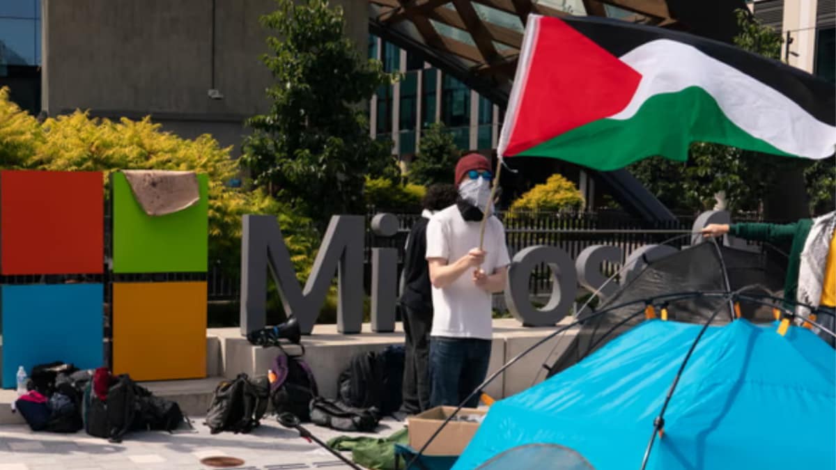 Microsoft Staff Stage Sit-In At HQ Over Company’s Israel Links: 'Gaza Is Being Bombed'