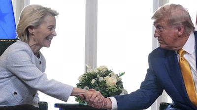 US President Donald Trump and European Commission President Ursula von der Leyen.
