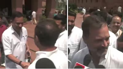 BJP MP Rajiv Pratap Rudy thanked Rahul Gandhi after the Congress leader congratulated him (X)