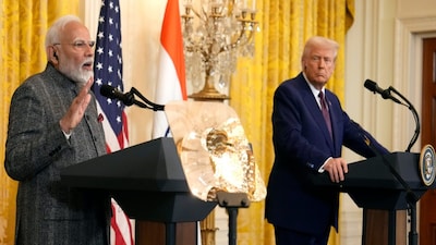 Prime Minister Narendra Modi and US President Donald Trump. (AP Photo)