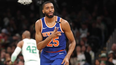 New York Knicks' Mikal Bridges (AFP)