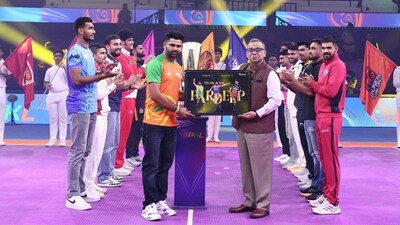 Pradeep Narwal felicitated at PKL
