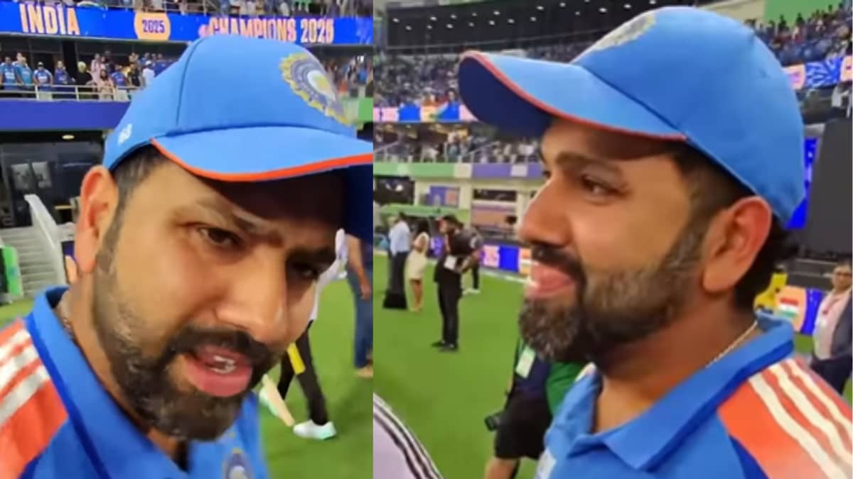 Rohit Sharma jokes about ODI retirement in viral video.