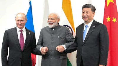  All eyes on Modi, Jinping and Putin meeting (AFP File Image)