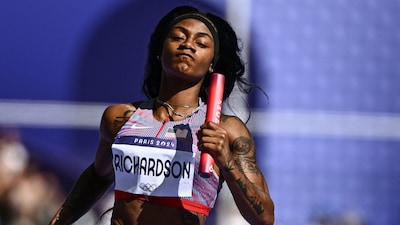 US' Sha'Carri Richardson is at the centre of a new controversy. (AFP)
