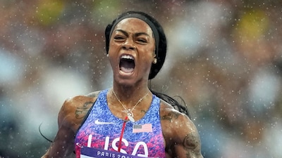 Sha'Carri Richardson was arrested for domestic violence at a Seattle airport (AP)