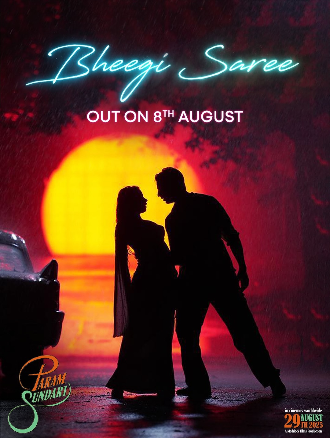 Janhvi Kapoor, Sidharth Malhotra New Song Bheegi Saree From Param Sundari Out