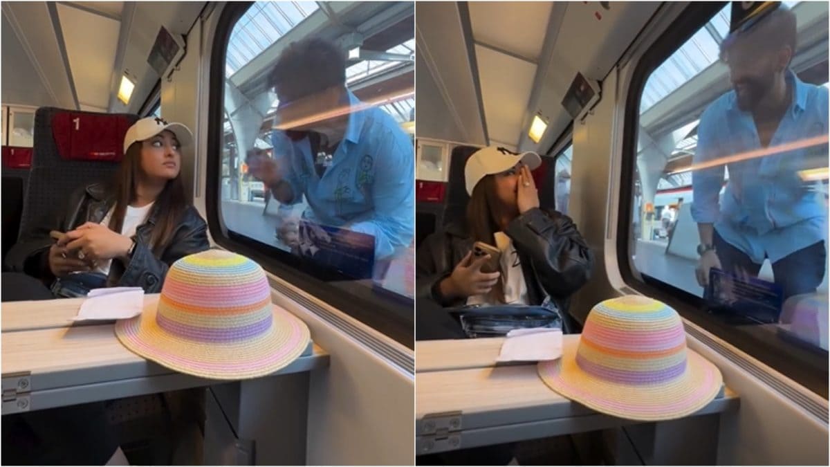 Sonakshi Sinha Reacts to Zaheer Iqbal's Train Prank