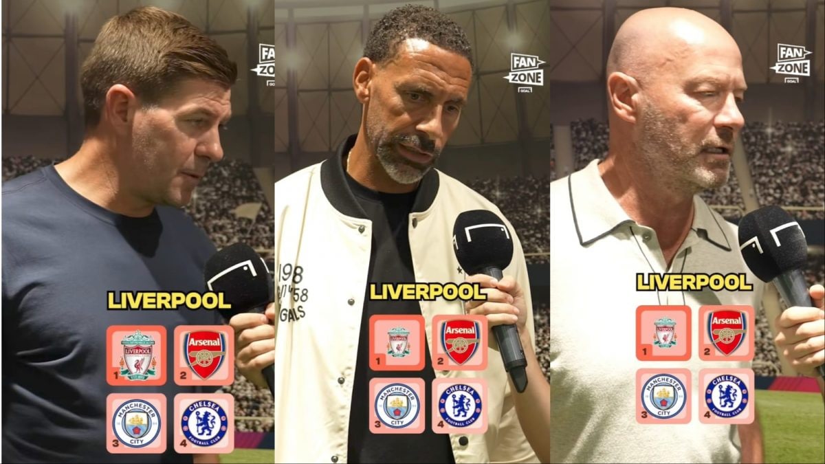 Steven Gerrard And Rio Ferdinand Make Their Premier League's Top 4 Prediction