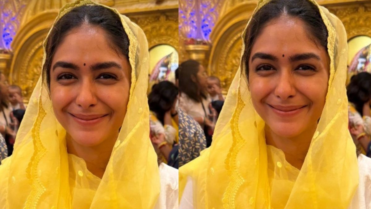 Mrunal Thakur Celebrates Janmashtami, Sparks Dating Rumors