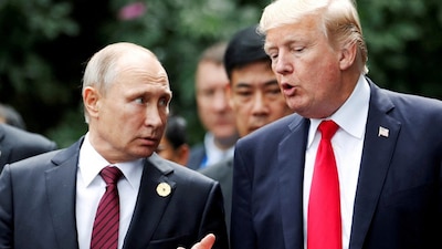  Trump targets Russia ahead of Alaska meeting (Reuters File Image)