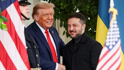  Trump hosts Zelenskyy and other European leaders at White House (Reuters Image)