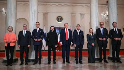  Trump hosts Zelenskyy Monday’s meeting comes just days after President Trump met with Russian President Vladimir Putin on August 15 (AFP Image)