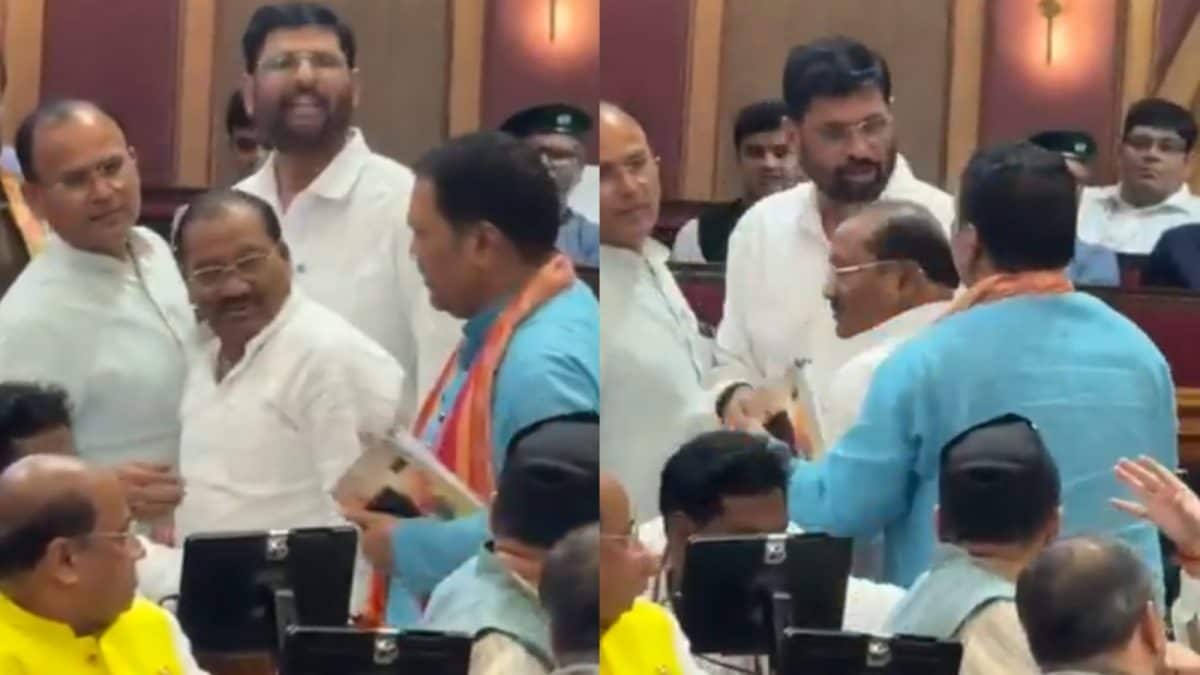 Video: 2 BJP MLAs Face Off In UP Assembly, Akhilesh Yadav Reacts ...