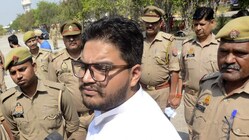 Ghazipur police arrested Umar Ansari from Lucknow in connection with a pending fraud case. He is the younger son of the late Mukhtar Ansari. (IMAGE: PTI FILE)