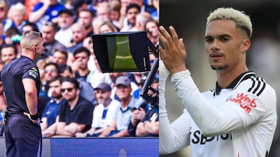 Fulham's Antonee Robinson slams VAR decision in FUL vs CHE.