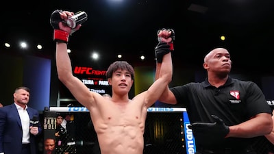  Tatsuo Taira won within two rounds. (Reuters)