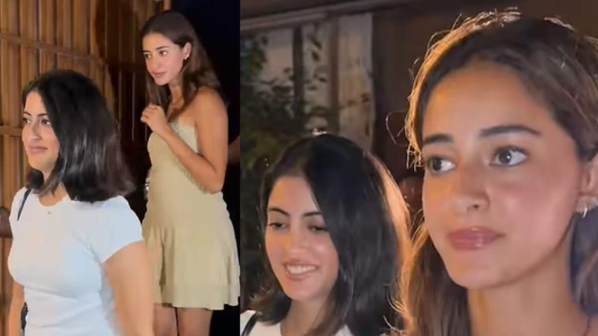 Ananya Panday and Navya Naveli Nanda Spotted on a Dinner Date
