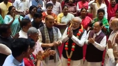 The PM reiterated the NDA’s principle of allowing the strongest ally to lead in each region, a pointed message to reinforce the alliance dynamics in Bihar. Image/X