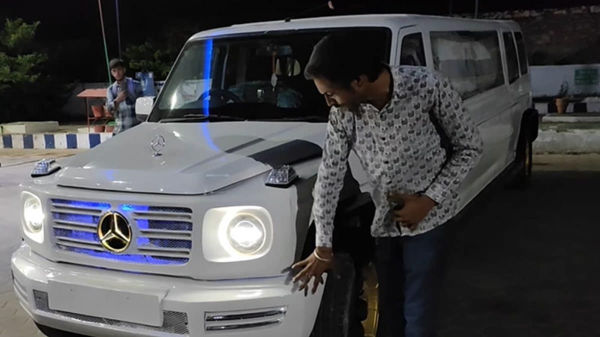 India’s Only G-Wagen Limousine Is Actually Modified Mahindra Scorpio? What We Know | Auto News