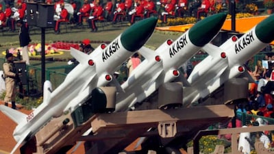 Akash-1S is a medium-range surface-to-air missile system designed for rapid interception of aerial threats. (PTI Photo)