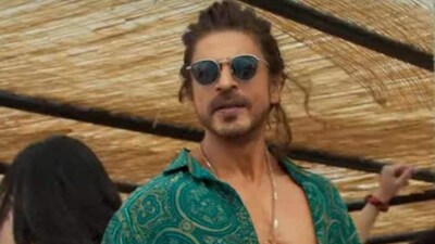 Shah Rukh Khan in Pathaan.