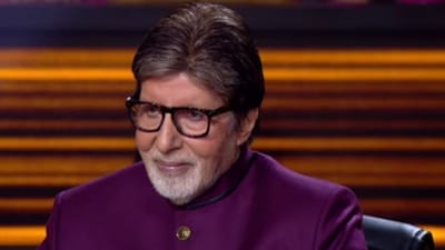 Amitabh Bachchan on the sets of KBC 17. (Photo Credit: X)