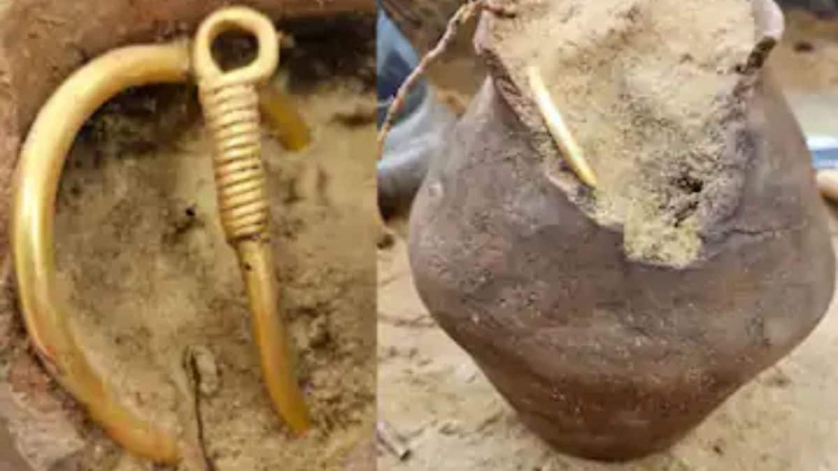 Treasure Hunters Unearth Ancient Gold Necklace in Poland