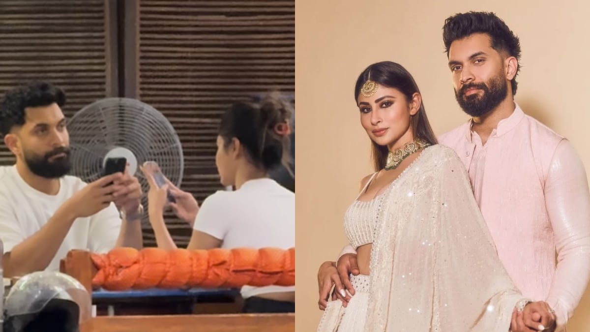 Mouni Roy and Husband Spotted on a Dinner Date in Mumbai