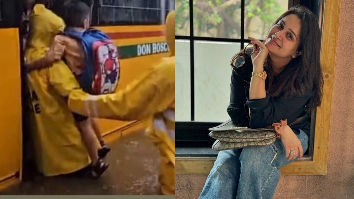 Mumbai Flooding: Children Swim in Floodwaters, Thane Youths Perform Rescue