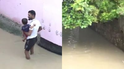 Water enters residential areas in  Delhi | PTI Image