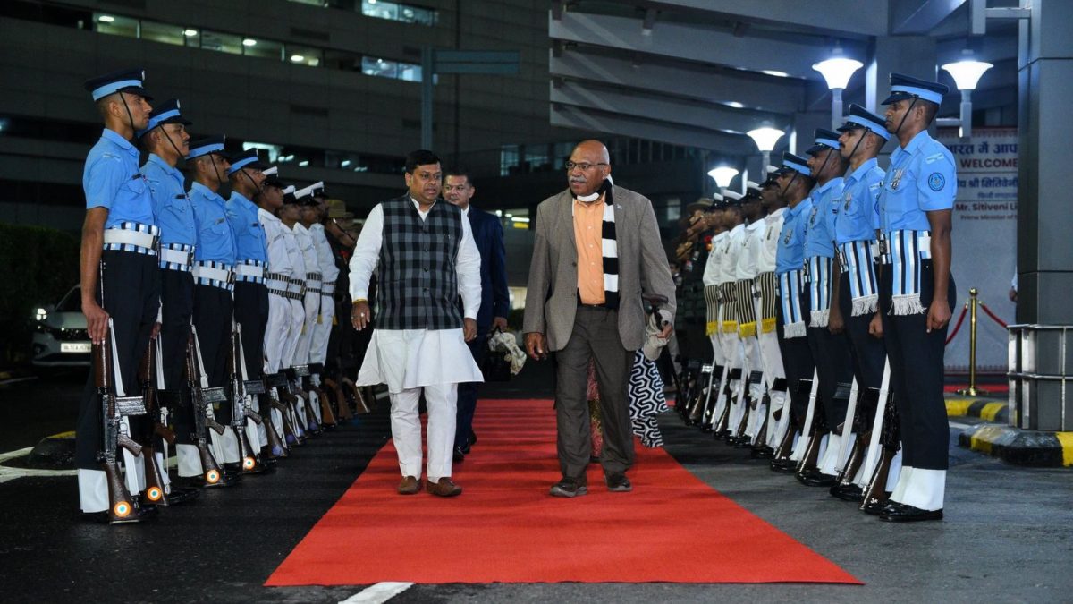 Fiji PM Sitiveni Rabuka Arrives In Delhi For Three-Day Visit