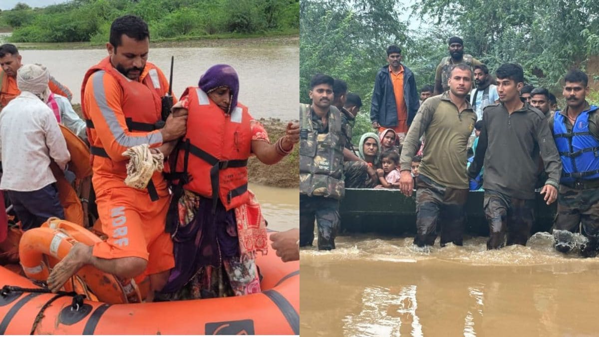 Rajasthan Flood: Two Dead, Many Stranded; Army, NDRF Join Rescue Ops As Villages Submerged