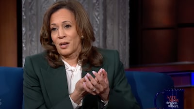 Harris’ appearance on The Late Show coincided with announcement of the upcoming release of her memoir (Instagram Image)