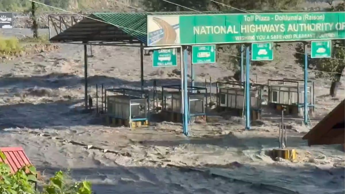 Himachal Rain: Beas River Overflows, Manali Toll Plaza Submerged | Watch