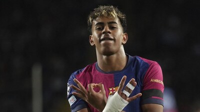 Lamine Yamal. (Picture credit: AP)