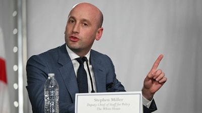 White House deputy chief of staff for policy and homeland security advisor Stephen Miller. (AFP Photo)