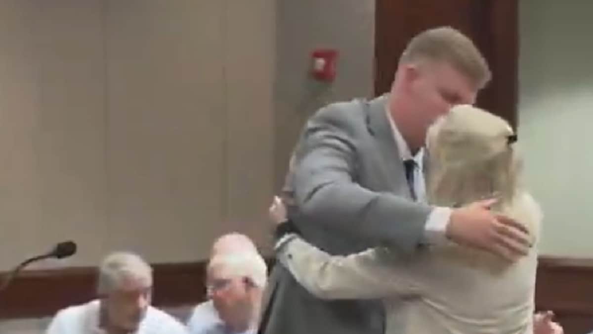 ‘God Loves You’: Woman Forgives Man Who Took Her Husband’s Life, Hugs Him In Court | Watch