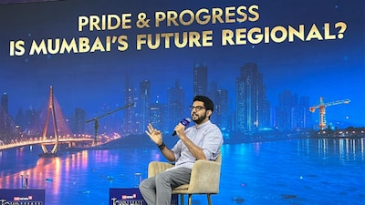 Aaditya Thackeray speaks at the CNN-News18 Townhall, Mumbai edition. 
