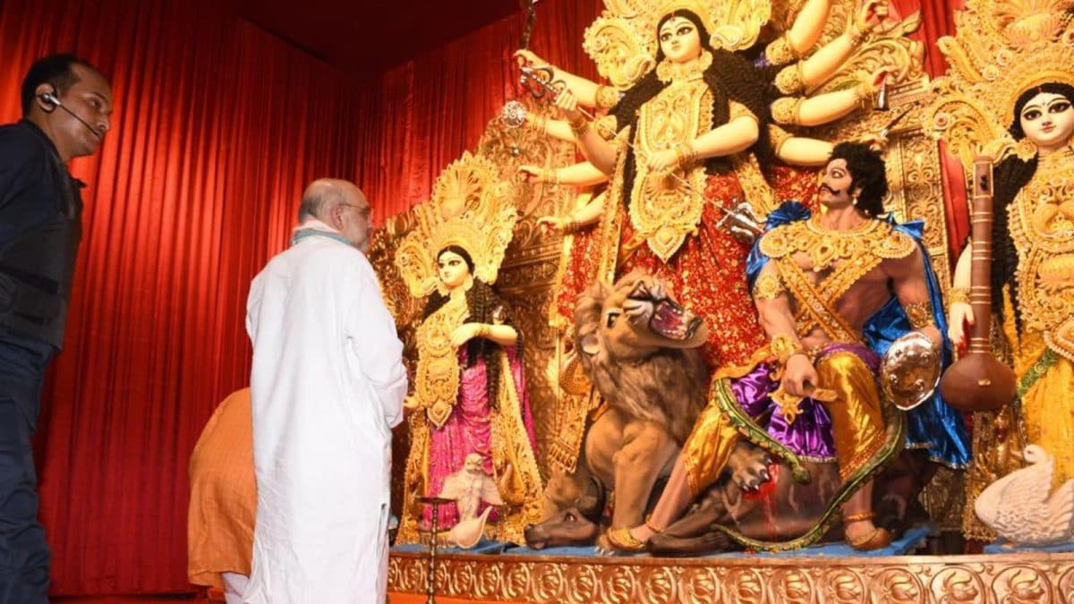 Amit Shah May Visit Kolkata On September 22 To Inaugurate Op Sindoor-Themed Durga Puja