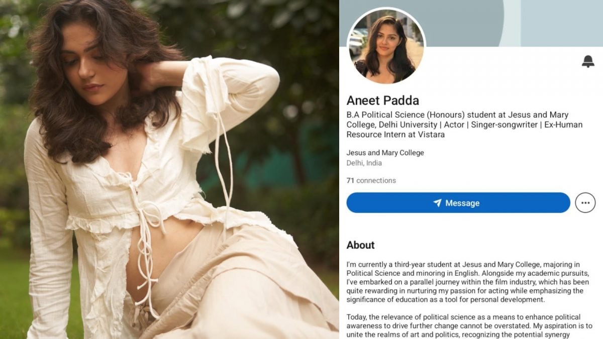 Saiyaara Star Aneet Padda's LinkedIn Profile Goes Viral