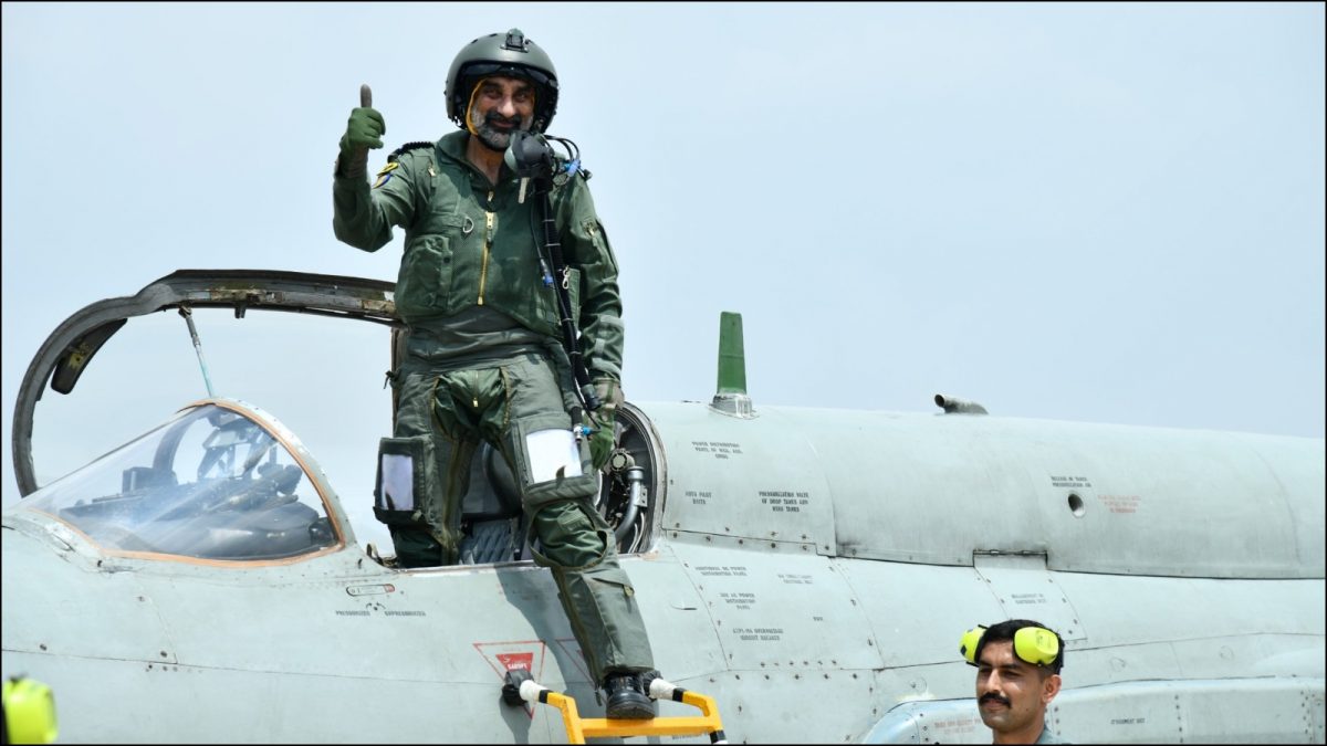 IAF Chief AP Singh Flies MiG-21 Jet In Rare Sortie Before Official Phase-Out | Watch